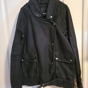Wilfred Free Black Jean Material Jacket